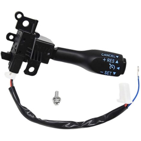 Ensemble de commande de régulateur de vitesse avec témoin lumineux 84632-34011 Noir