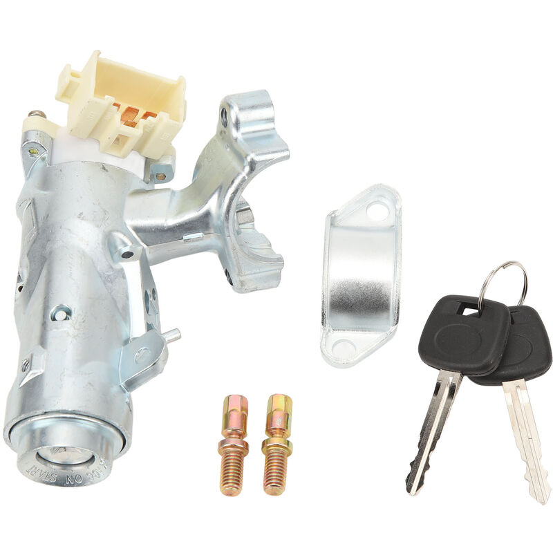 YB - Jeffergarden Ensemble de commutateur d'allumage en alliage métallique 45020-12-11 avec 2 clés de remplacement pour corolla RAV4