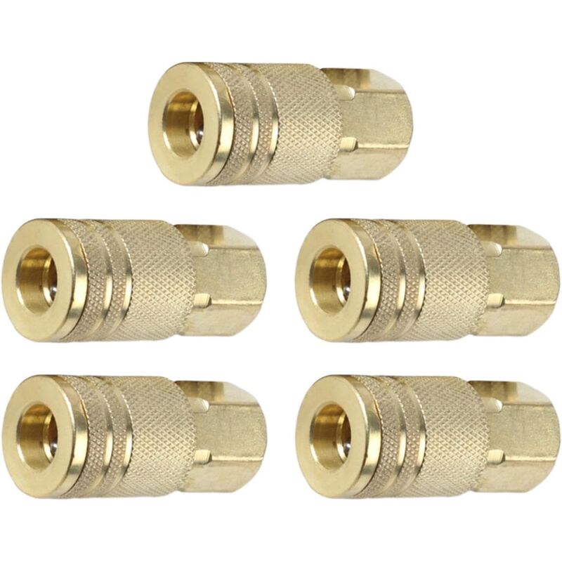 Ensemble de coupleurs d'air et de connecteurs rapides,10 pièces, raccords de tuyaux d'air, accessoires de compresseur d'air, outil de coupleur rapide