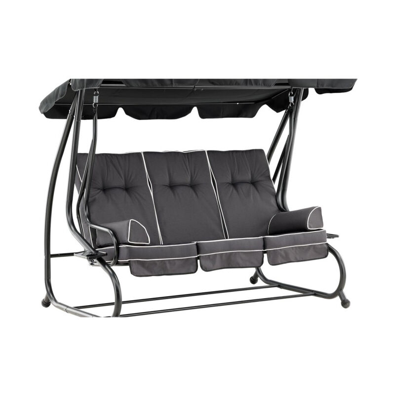 Ensemble de Coussins 3 Places 'Hanna' 165cm Gris