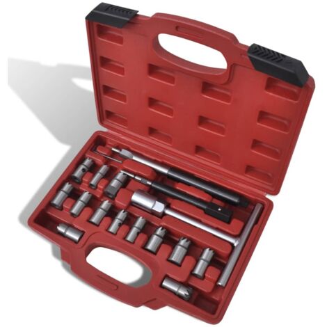 Ensemble de couteau de siège d'injecteur diesel 17 pcs