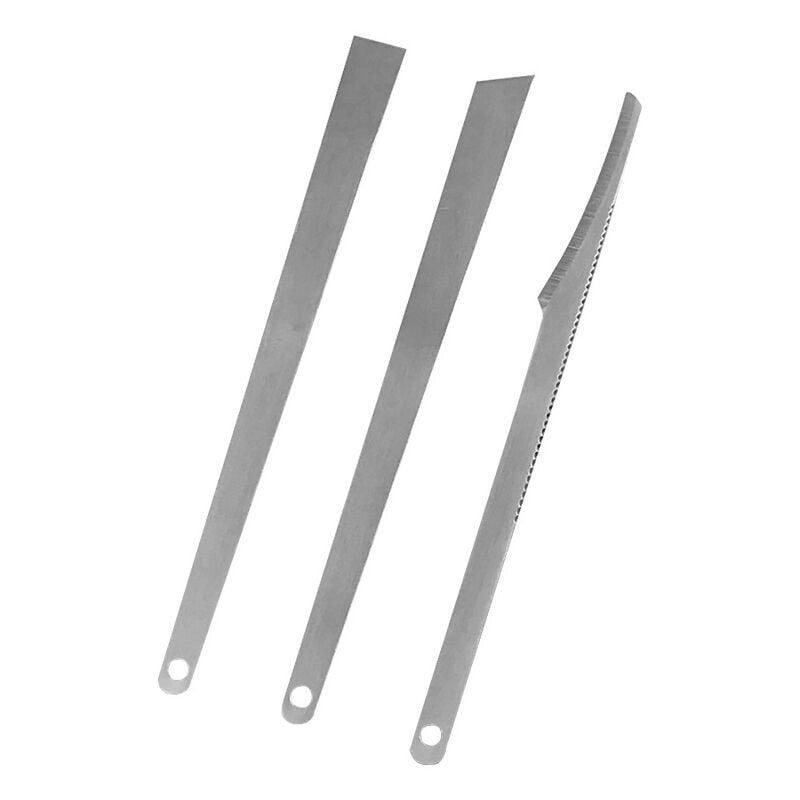 Ahlsen - Ensemble de Couteaux de Pédicure, Paquet de 3 Couteaux à Ongles Incarnés en Acier Inoxydable Pédicure Coupe-ongles Professionnel