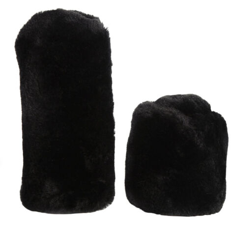 Ensemble de couvercles de frein à main de voiture en peluche, ensemble d'engrenages de manchon de couvercle de frein à main de voiture automatique