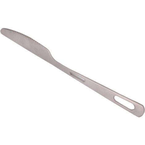 Ensemble de couverts en titane léger pour camping, randonnée et pique-nique - Couteau inclus