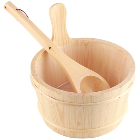 Ensemble de Cuillères en Bois pour Sauna - Accessoires de Spa Traditionnels