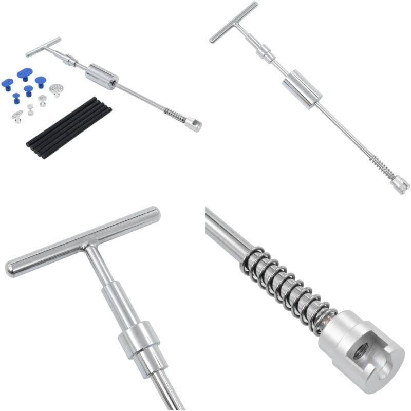 Ensemble de débosselage sans peinture 15 pcs - Réparer Les Bosses - Kit De Débosselage - Outil De Carrosserie - Enlever Les Rayures - Réparateur De
