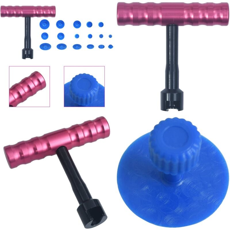 Vidaxl - Ensemble de débosselage sans peinture 19 pcs - Outil De Réparation De Bosse - Kit De Débosselage - Réparateur De Carrosserie - Outil Auto