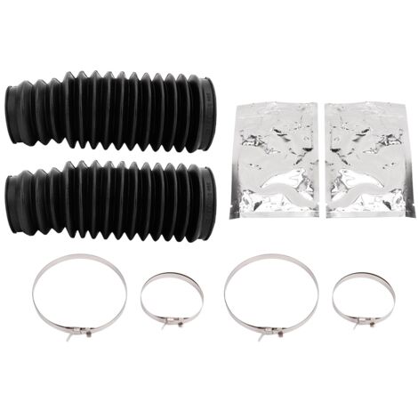 Ensemble de démarrage pour crémaillère de direction, 32131096910 Trousse de démarrage pour soufflet de crémaillère gauche et droite pour 323i 323Ci 325i 325Ci 328Ci, noir