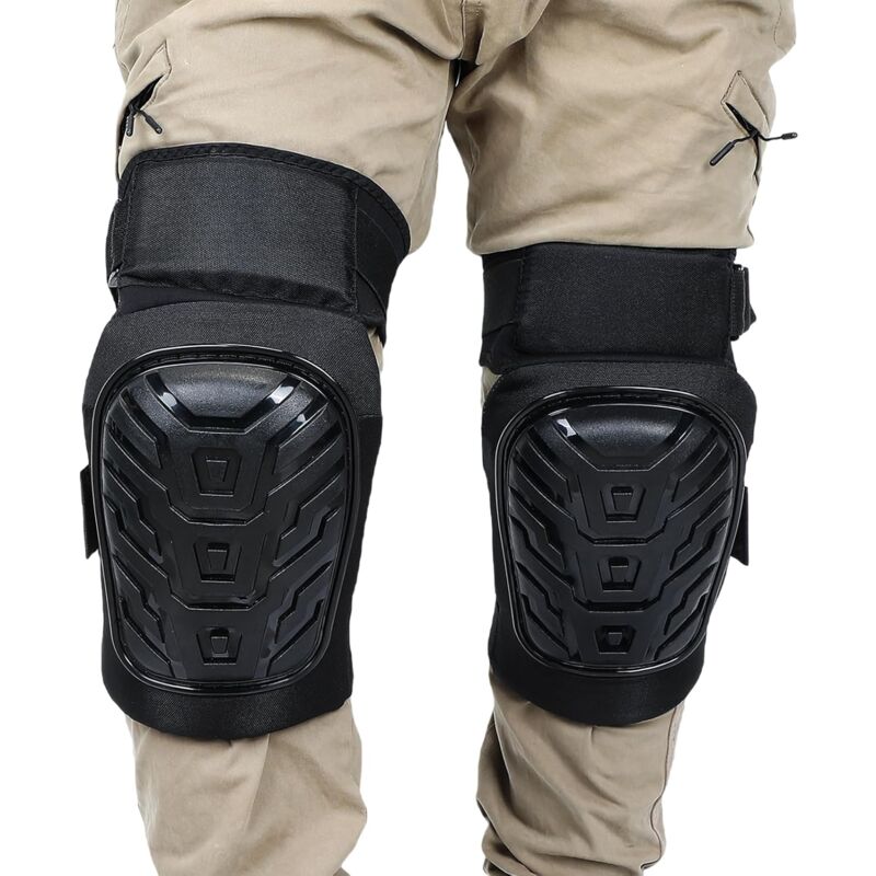 Lablanc - Genouillère Travail,Genouillères Professionnelles Gel avec Sangle d'extension réglable améliorée et Rembourrage en mousse ultra résistante,