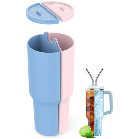 Ensemble de doublures intérieures en silicone 2 en 1pour double gobelet-Comprend seule capsule,deux fois plus de plaisir à boire.