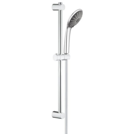 Ensemble de douche 3 jets - GROHE - Vitalio Joy 110 Massage - Flexible lisse - Systeme anti-torsion