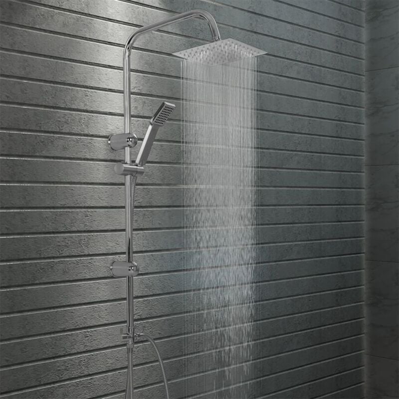 Ensemble de douche à deux têtes avec douchette Acier inoxydable, ASAF99899 design in