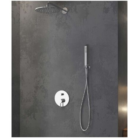 Ensemble de douche à encastrer ARTEMIS avec douchette en inox