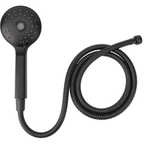 Ensemble de douche à main multifonctionnel, Kit de tuyau haute pression noir mat, pomme de douche