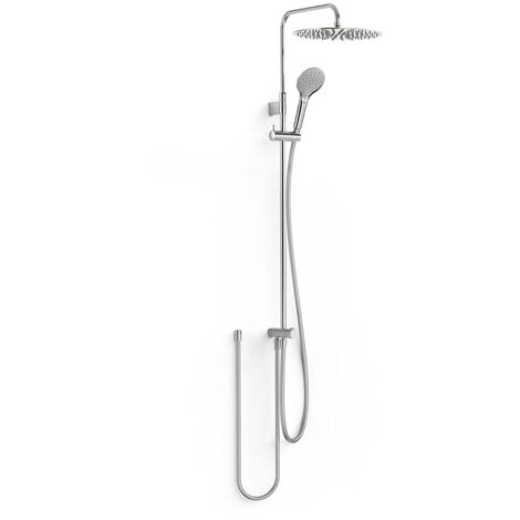 Ensemble de douche adaptable à tout type de robinet Chrome - TRES 19063502