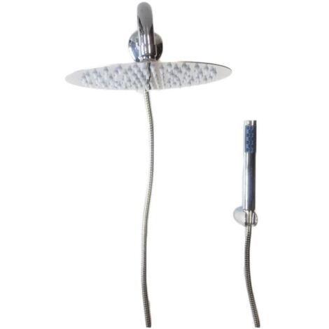 Ensemble de douche avec bras de douche 30cm