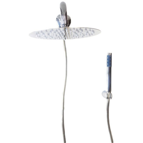 Ensemble de douche avec bras de douche 40cm