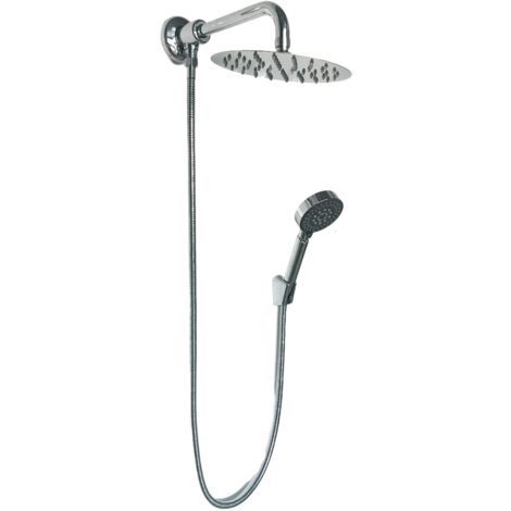 Ensemble de douche, avec bras de douche 40cm, complet
