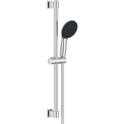 Ensemble de douche avec pommeau 2 jets, barre 60cm et flexible 1,75m - GROHE Vitalio Start 110 27948001 - Economie d'eau - Chrom