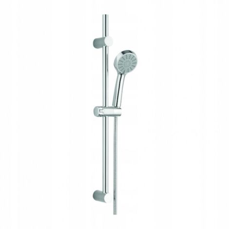 Ensemble de douche Cento chromé avec barre 70 cm