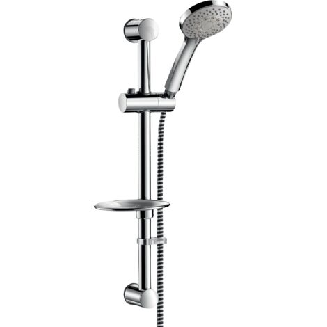 Ensemble de douche Delabie avec 5 types de jets et barre de douche D25mm