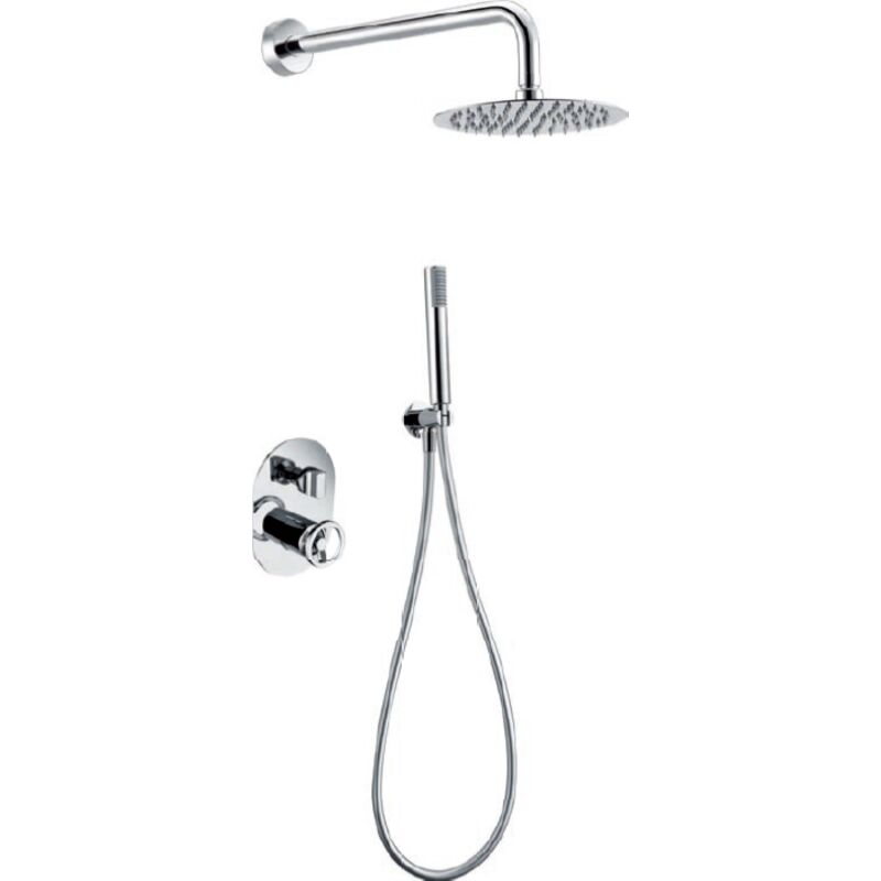 Ensemble de douche encastré olimpo chrome