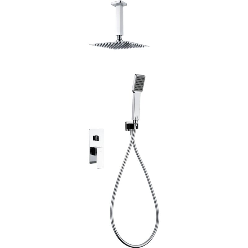 IMEX GPC061 CATANIA Conjunto Ducha Monomando Empotrado Cromo - ref: GPC061