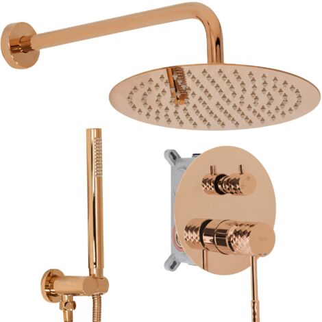 ENSEMBLE DE DOUCHE ENCASTRÉ REA LUNGO  COPPER