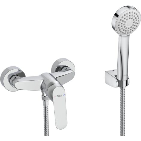 Ensemble de douche extérieure (douchette, flexible et support) ALFA - ROCA