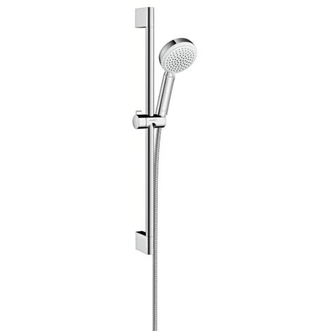 Ensemble de douche HG CROMETTA 100 VARIO Bsta Unica´Croma 900mm blanc / chrome