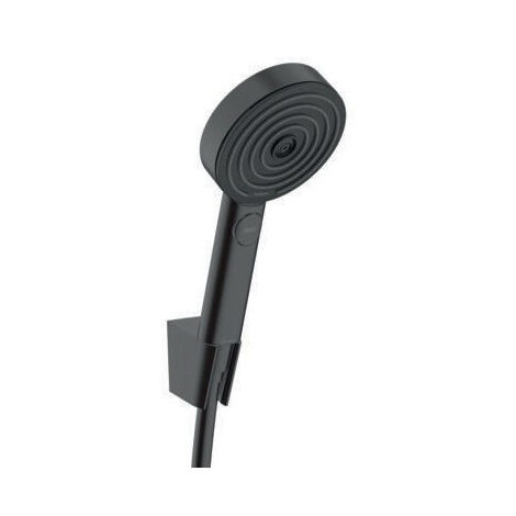 Ensemble de douche HG PULSIFY SELECT 105 3jet Flexible de douche détente. 1,25 m noir mat