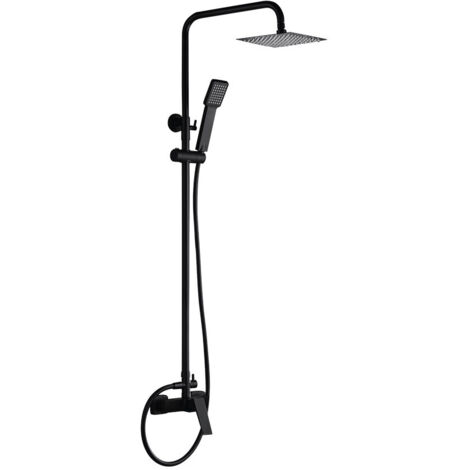 Ensemble de douche monocommande art noir mat