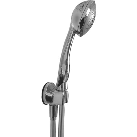 Ensemble de douche multi-jets hydromassage avec support en laiton - chromé