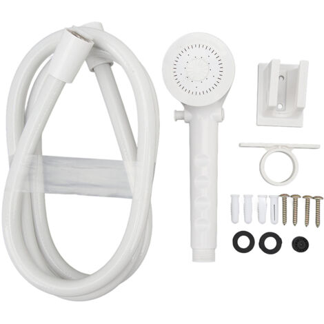 Ensemble de Douche pour Camping-car, Pomme de Douche, Contrôle Facile, économie d'eau, Portable pour Remorque de Voyage, Bateau (WHITE).