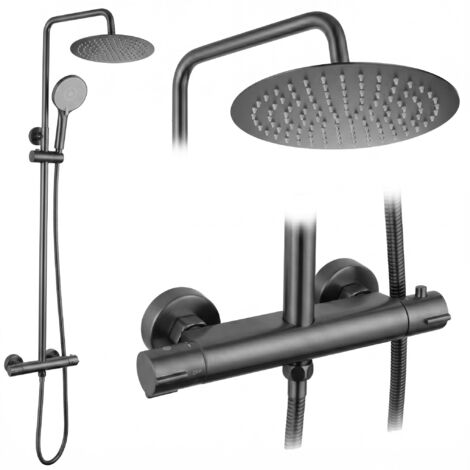 Ensemble De Douche Rea Lungo + Thermostat Titanium