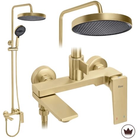 Ensemble De Douche Rea Prime Brush Gold