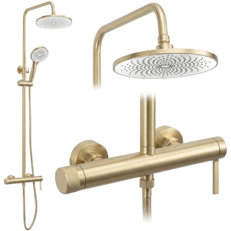 Ensemble De Douche Rea Rivo Brush Gold