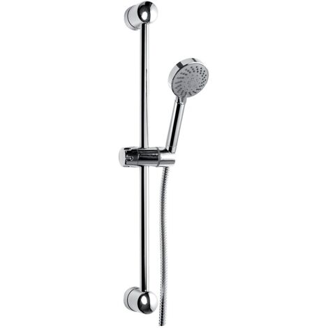 Ensemble de douche sur barre 5 jets Thor chromé - DISFLEX