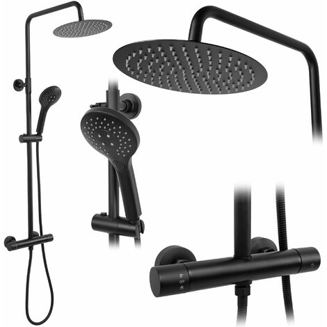 ENSEMBLE DE DOUCHE VINCENT THERMOSTAT NOIR SKU REA-P6600