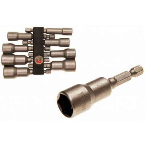 Ensemble de douilles 6 pans 1/4 (6,3 mm) pour visseuses - 8 pieces