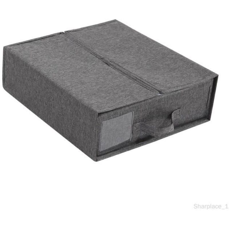 Ensemble de Draps de Lit, Boîte de Rangement de Draps de Lit, Grande Capacité, Anti-poussière, Organisateur de Placard