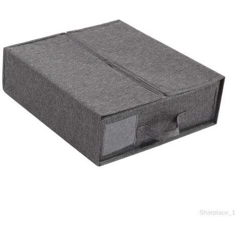 Ensemble de Draps de Lit, Boîte de Rangement de Draps de Lit, Grande Capacité, Anti-poussière, Organisateur de Placard
