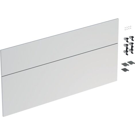 Ensemble de façades de tiroirs GE pour iCon pour WT B : 120 cm, blanc mat