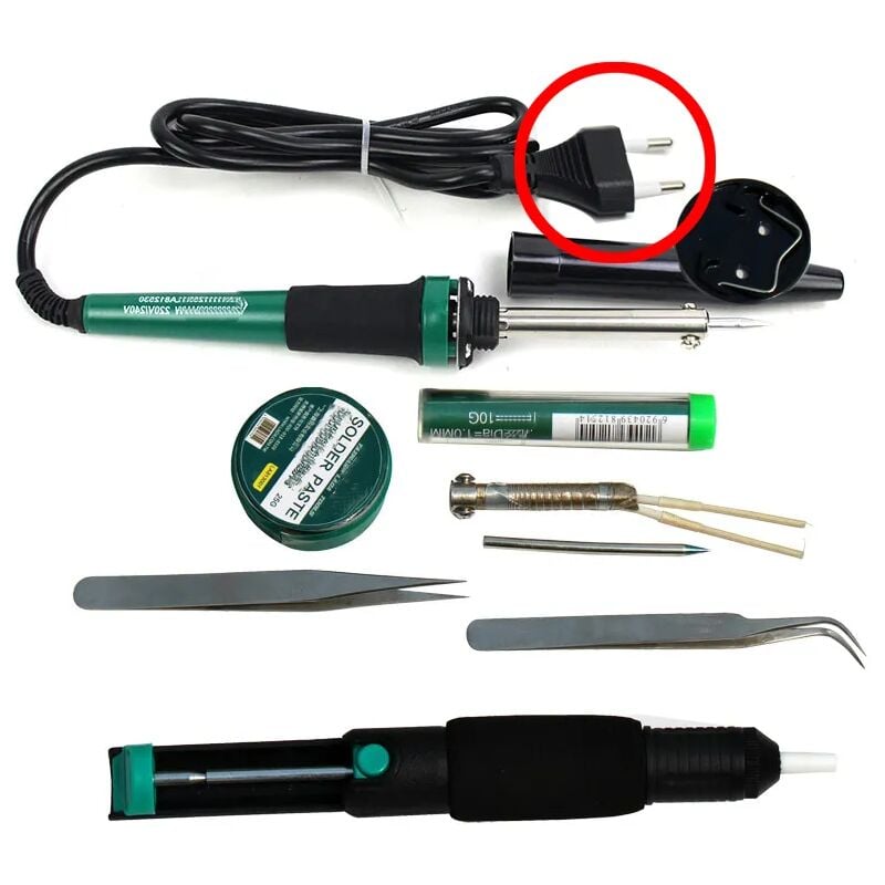 Laoa - Fer à Souder Kit, Kit de Soudage électrique de Précision, Ensemble de fer à souder 30w, noyau de fer à souder, support, fil d'étain de