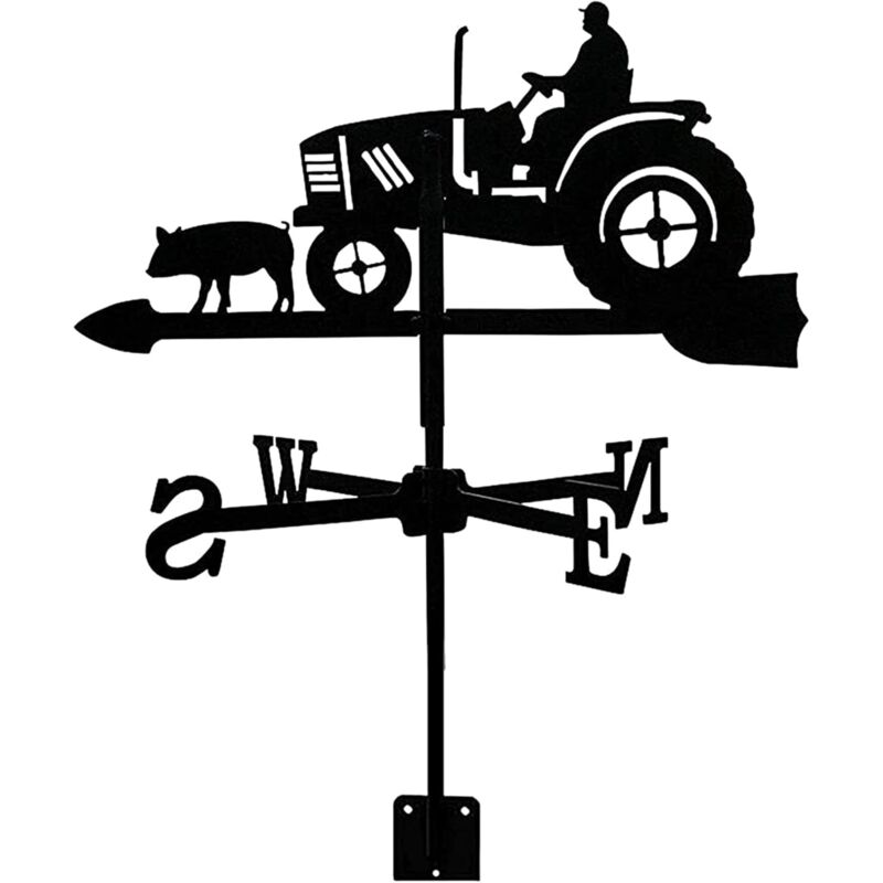 girouette Girouette en métal du Vent Durable pour la décoration extérieure de Paddock de Toit de Jardin Girouette