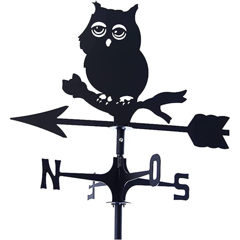 Girouette en métal pour décoration de toits de jardin, décoration de Noël, extérieur