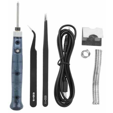 Ensemble de fer à souder USB outils de réparation électriques portables extérieursPratique et pratique