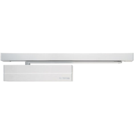 Ensemble de ferme-porte sur rail de guidage DC 700/ G 193 blanc 9016 EN 3-6 exécution standard
