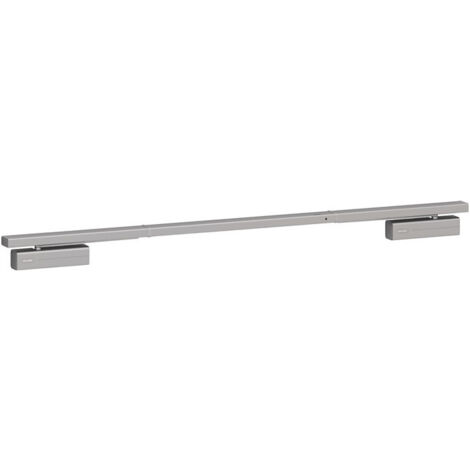 Ensemble de ferme-porte sur rail de guidage DC 700 G-CO-S blanc 9016 EN 3-6 Installation normale côté charnières