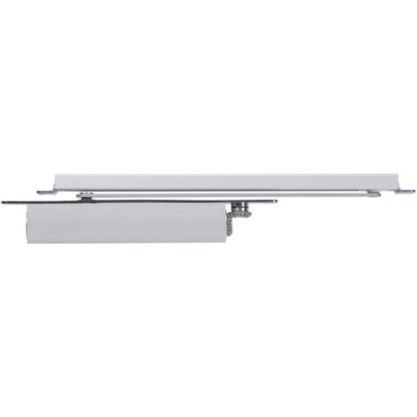 Ensemble de ferme-porte sur rail de guidage DC 860/G 880 argenté EN 1-5 Assemblage de châssis